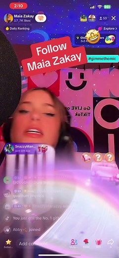 #snazzymanazzy #gimmethemic @Maia Zakay