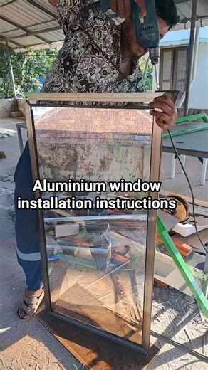 aluminium window installation instructions #carpentry #interiordesign #aluminium #slidingdoor
