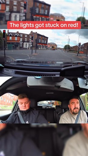 The lights got stuck on red! #driving #redlight #drivinglesson | Danny’s driving school