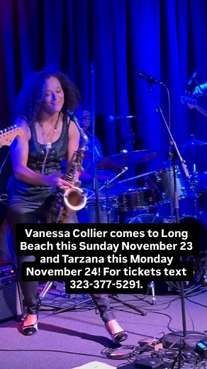 Vanessa Collier comes to Long Beach TODAY Sunday November 23 and Tarzana this Monday November 24! For tickets text 323-377-5291. | Cadillac Zack Presents The Best Blues In Southern California