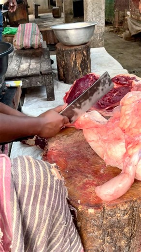Meat cutting processing scale.