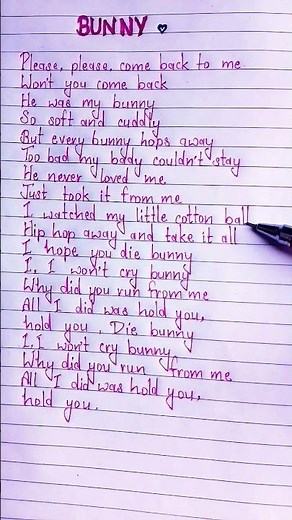 Sofie Dossi - BUNNY (Lyrics) #bunny #viral #trending #shorts #lyrics #english #music