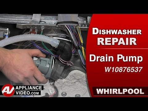Whirlpool Dishwasher - Not Draining Water - Drain Pump Repair and Diagnostic