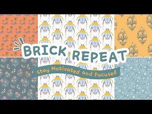 How to Make a Brick Repeat Pattern in Photoshop | Textile Design Tutorial