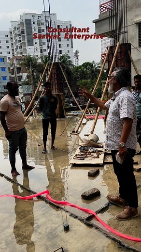 6.1K views · 113 reactions | #Tips_on_Construction:- During construction work, potable water should be used for all types of work, including casting, to ensure the durability of the installation. Dirty or drain water, water containing excess iron, and salty water should be avoided. B+G+8-Storied commercial cum residential building. #ForKnowledge #Tips_on_RCC_Construction #Quality_1st #QualityYouCanTrust | Sarwar Enterprise | Facebook