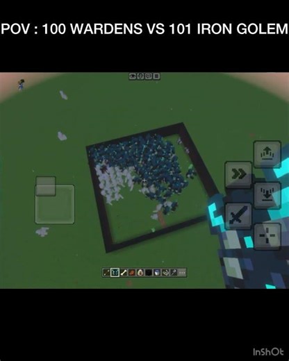 Iron golem VS warden