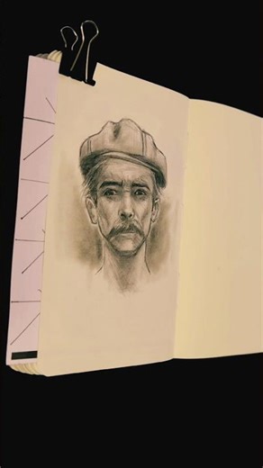 How I draw a face #facedrawing #sketchbook #drawingprocess