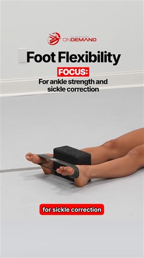 The Godfrey Method on Instagram: "Tired of that “don’t sickle!” correction? 😩 This is the exercise you’re missing. This drill is a game-changer for sickle correction and building ankle strength in a way we often miss in class. Notice the block? It’s key. It stops the legs from rotating, forcing you to isolate the ankles and move from a sickle to a strong neutral or winged position. It’s tough, but it’s how you build real control. This is just a peek! The full “Foot Flexibility & Strength” class