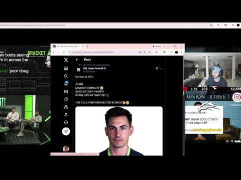 Zoomaa Reacts To Doug "Censor" Martin Burger Return To Pro Call Of Duty! 🤣😂