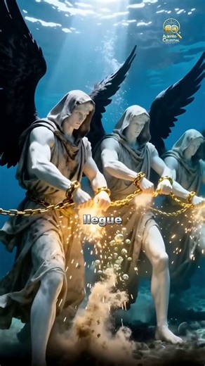 Por que Dios encerró 4 ángeles en el rio ? #reelscristianos #angeles #fe #dios #datoscuriosos #jesus