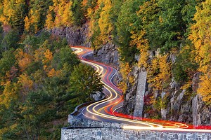 Hawk's Nest Road is a twisting and rolling breathtaking ride in New York