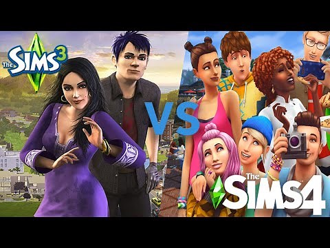 THE SIMS 3 VS THE SIMS 4 - QUAL O MELHOR?!
