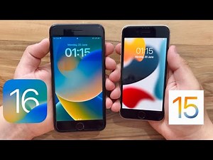 iPhone 8+ vs iPhone SE 3 / iOS 16 vs iOS 15