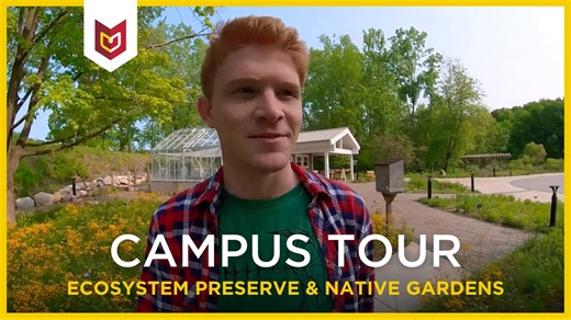 Follow along as Jordan takes you on a tour of our 100-acre ecosystem preserve and native gardens and shares his love for all things bee balm, turtles, and nature. We'd love to have you visit our campus in person. If you're a high school student, you can sign up and get a $1,000 scholarship! Go to calvin.edu/visit to get started. | Calvin University