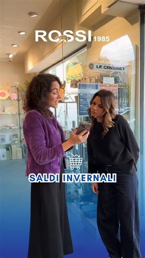 Rossi1985 on Instagram: "🤩 Sono iniziati i saldi da Rossi 1985! È il momento giusto per scegliere prodotti di qualità e di design approfittando di sconti dal 10% al 50% ✨ 🛒 Puoi acquistare comodamente da casa sul nostro sito www.rossi1985.it oppure puoi venire in uno dei nostri negozi per valutare insieme al nostro team il prodotto giusto per te. Che sia per la casa o per un regalo utile e curato, i saldi sono l’occasione perfetta per concederti qualcosa in più. Ti aspettiamo! 📍 Corso Genova,