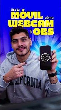 📲 Use your mobile phone as a webcam in OBS
