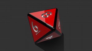 Eight-sided dice (d8) - Buy Royalty Free 3D model by Mike Shepherd (@MikeShepherd)