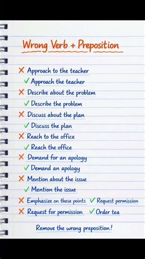 Wrong Verb + Preposition in English
