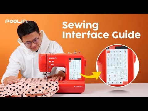 How to Use PooLin EOC05 2IN1 Sewing & Embroidery Machine | Step by Step Sewing Interface Guide