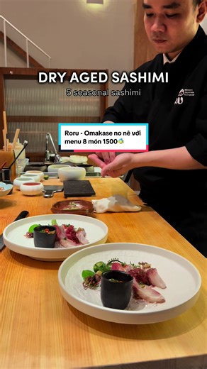 Roru - Omakase no nê với menu 8 món 1500🐠