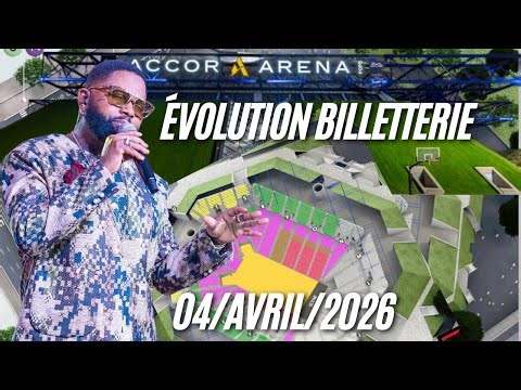 FERRE GOLA ACCOR ARENA J 30 EVOLUTION BILLETTERIE LE 04 AVRIL 2026