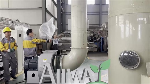 Industrial Wet Scrubber Gas Purification System for Acid Exhaust, Sulfur Dioxide & Ammonia Gas Treatment