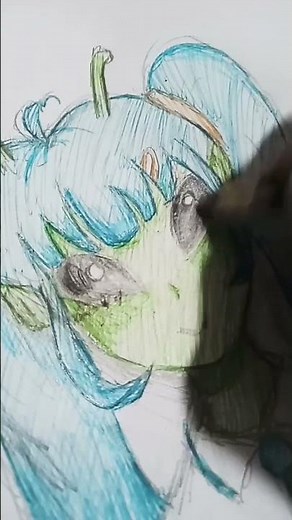 Hatsune Miku (Alien) 👽 #art #alien #drawing #hatsunemiku