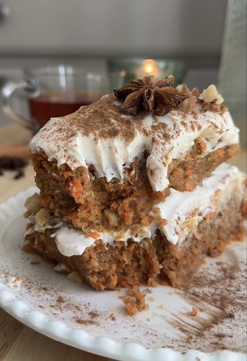 No Bake Holiday Carrot Cake Recipe with Cream Cheese Frosting