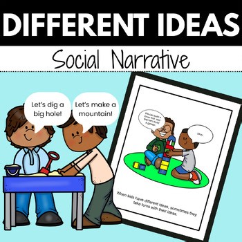 Listening to Other Kids' Ideas Social Narrative | Multicultural | SEL