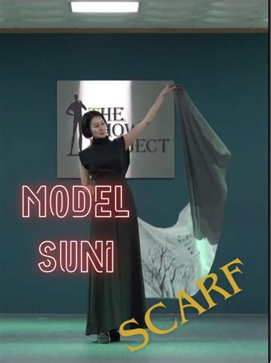 한국의 미, 스카프로 걷다 | 모델 SUNI 스카프 런웨이 퍼포먼스 | 더쇼프로젝트 패션쇼 프리뷰 Model SUNI Scarf Performance