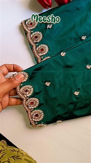Meesho latest maggam work blouse pieces | 13+designs | pearl maggam work | aari work | computer work