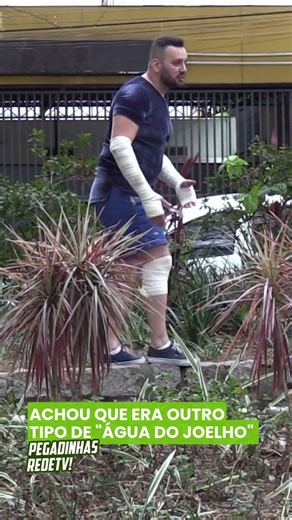 He thought it was another type of "knee-deep water."