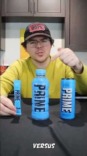 PRIME Hydration VS Energy VS Hydration+ Sticks *BLUE RASPBERRY EDITION*
