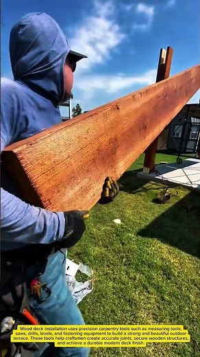 Amazing Wooden Deck Installation Process | Beautiful Outdoor Patio Construction