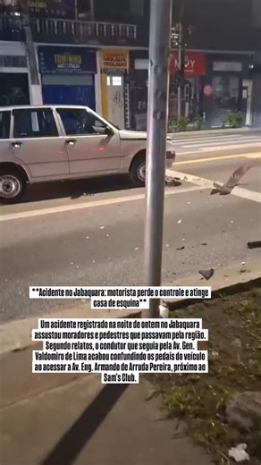 13K views · 45 reactions | **Acidente no Jabaquara: motorista perde o...