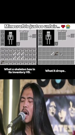 Minecraft Skeleton Drop Rate Is Broken #minecraft #shorts