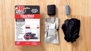 J-B Weld FiberWeld 1 in. x 48 in. Pipe Repair Cast White 38248