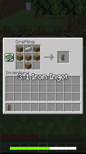 How to Make a Shield in Minecraft (Fast Guide) 🛡 #shorts