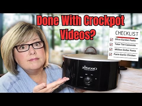 The ONLY CROCKPOT RECIPES You'll Ever Need! Will This Be Your Last Slow Cooker Video?