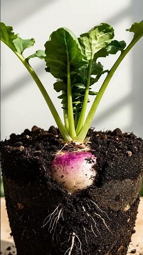 Growing Turnip From Seed Time Lapse – 55 Days