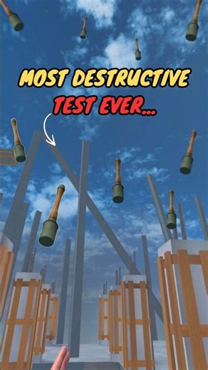 Most Destructive test ever.. #metaquest #vr #newtonsplayground #sandboxvr