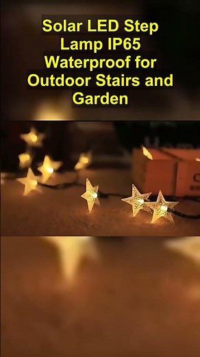 LED Star Fairy Solar Lights | Magical Outdoor String Lighting with No Wiring