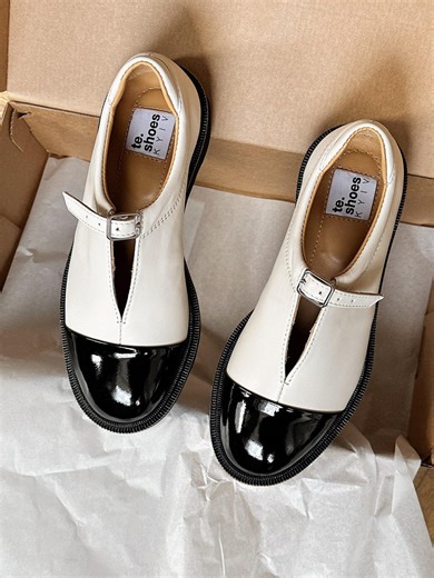 Leather Mary Jane Flat Shoes, Custom Made Casual Shoes, Patent Leather Slip on Moccasins - Etsy