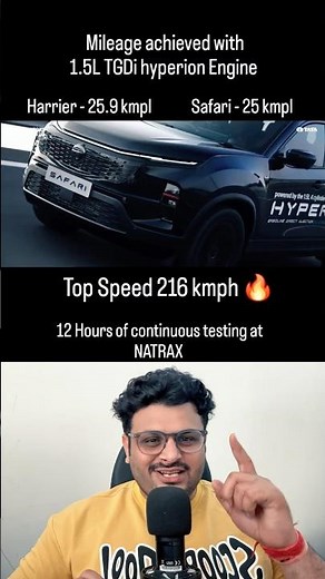 “25 KM/L Mileage? 😱 Heavy Petrol SUV Ka Sach! Tata Harrier & Safari Mileage Exposed 🤯🚗