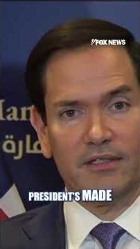 Rubio: NO DRAMA, NO GAMES in Trump foreign policy #shorts #us #news #foxnews