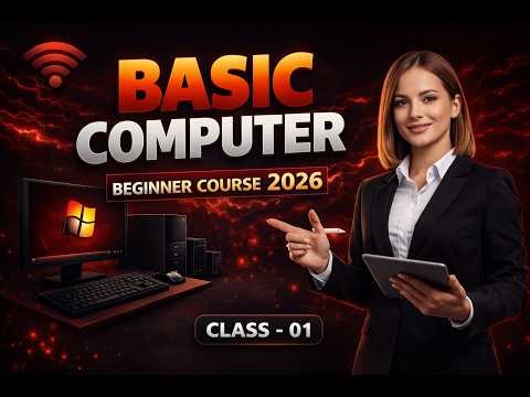 Basic Computer Course Class 01 | Beginner to Advanced (Bangla Full Course)