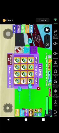 1days glitching pets in Muscle Legends💪