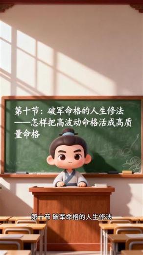 《水德斗数破军星》024 第十节：破军命格的人生修法——怎样把高波动命格活成高质量命格#水德斗数#紫微斗数#国学#道藏