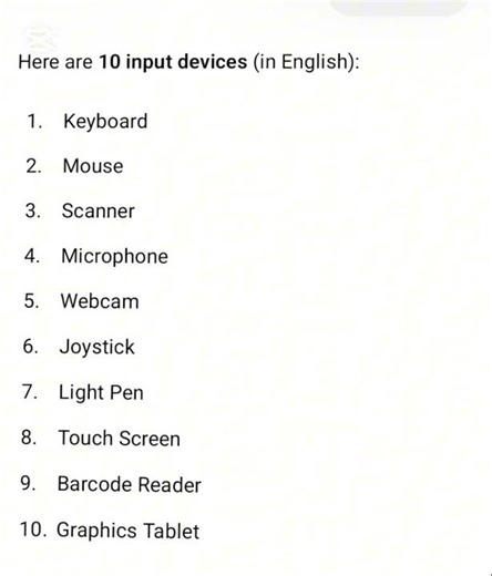 Input device name