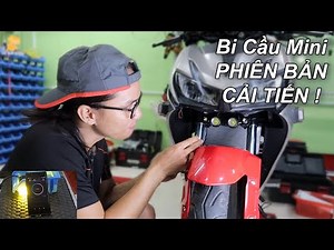 Review & Hướng dẫn lắp đặt ĐÈN BI CẦU Led MINI PHIÊN BẢN CẢI TIẾN - Xe Ôm Shop
